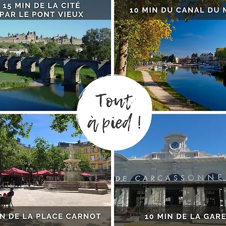 Apartment Le Balneo - - Wifi - A Pied Carcassonne